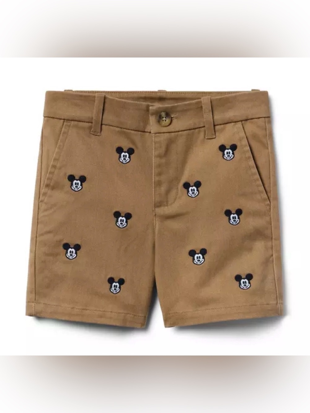 Janie and Jack Disney Mickey Mouse Embroidered Shorts Size 8